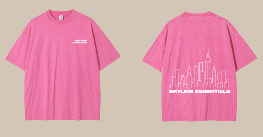 short sleeve vintage pink washed t shirt