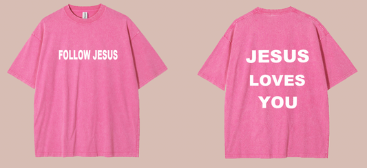 Christ essentials vintage washed t-shirt