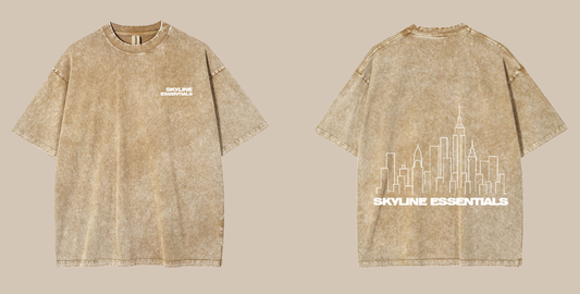 short sleeve vintage mocha brown washed t shirt