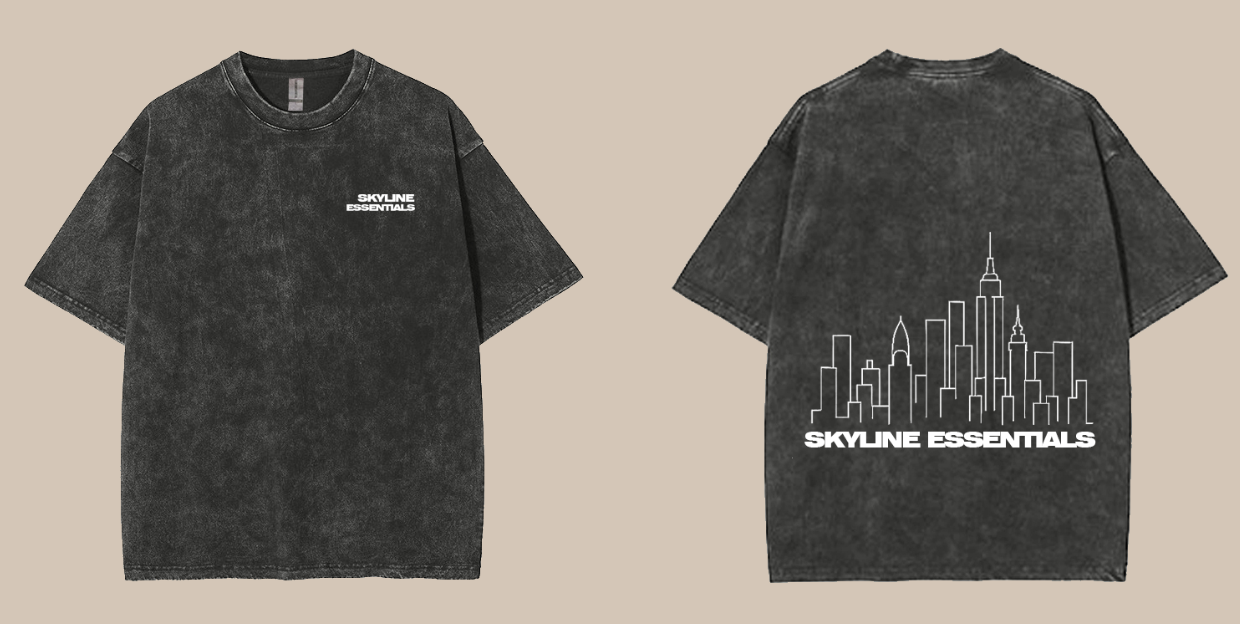 short sleeve vintage black washed t shirt